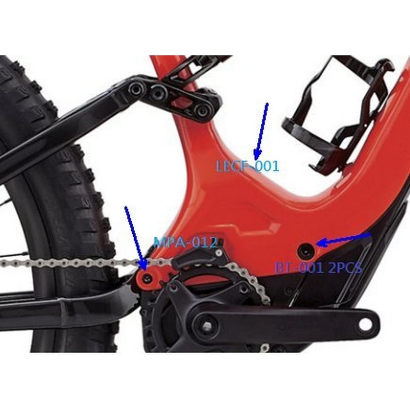 SUB MY18 Specialized Levo Carbon Motorbolts (M12*P1.0*106L*1/M12*P1.0*14L*1/M11*P1.0*30L*2)