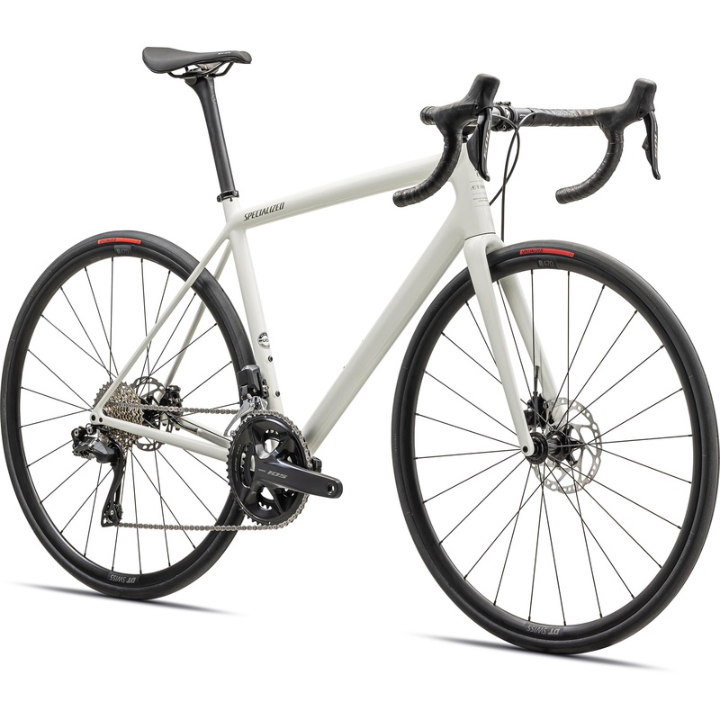 Aethos Comp Specialized 2024 Gloss Dune White/Metallic Spruce