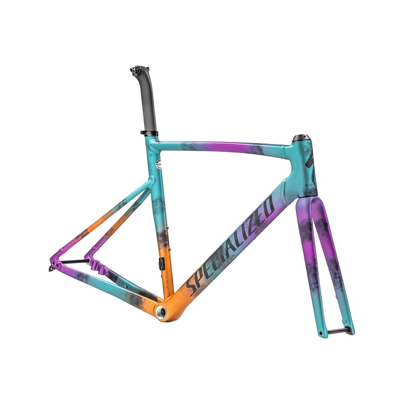 Allez Sprint Frameset Specialized 2023 Gloss Ink Technique/Lagoon Blue/Purple Orchid/Orange Tint/Midnight Shadow