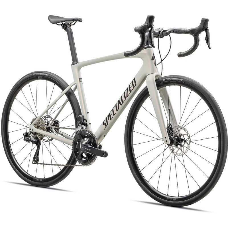 Roubaix SL8 Comp Specialized 2024 Red Ghost Pearl Over Dune White/Metallic Obsidian