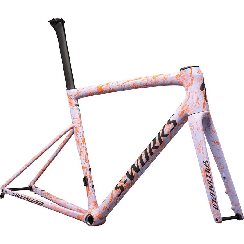 S-Works Tarmac SL8 Frameset Specialized 2024 Satin Powder Indigo/Amber Glow Strata/Obsidian