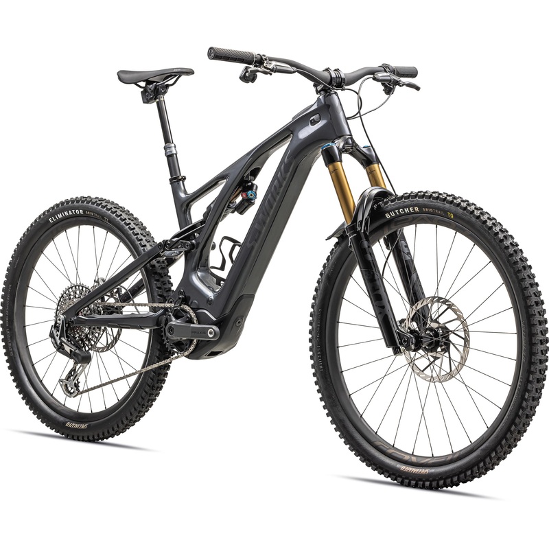 S-Works Turbo Levo G3 Specialized 2023 Gloss Black Liquid Metal/Satin Black Chrome Foil