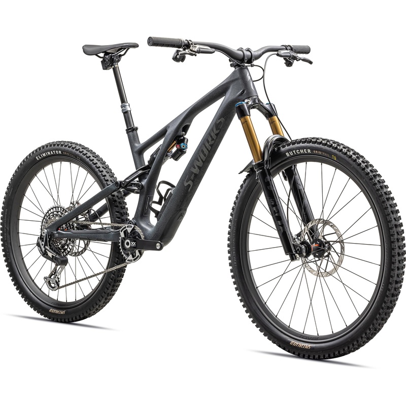 Stumpjumper Evo S-Works Specialized 2024 Satin Smoke/Cool Grey/Electric Green/Gloss Smoke Liquid Metal