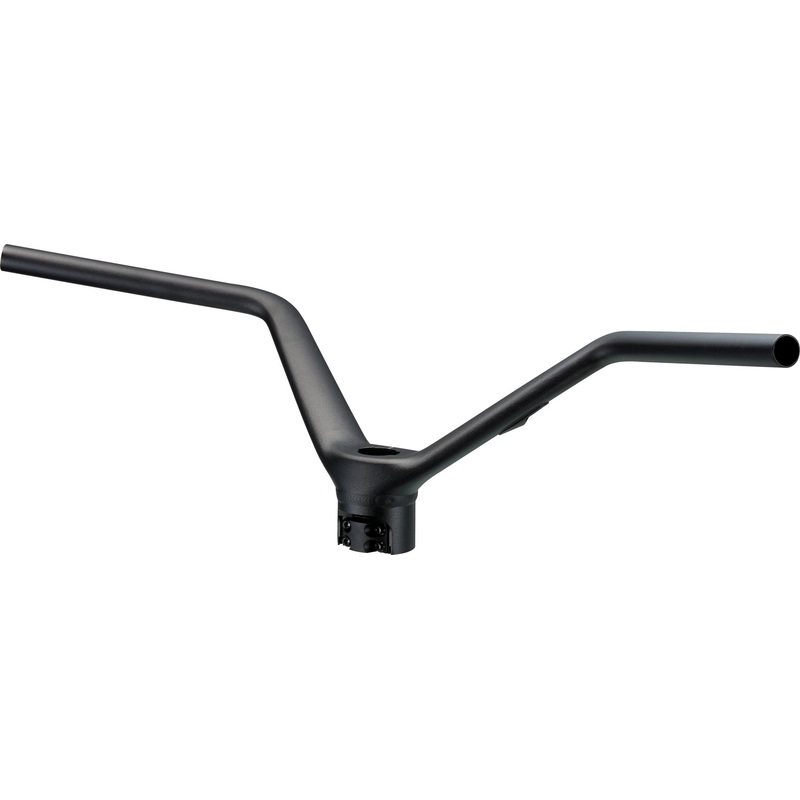 Bar Como SL Handlebar 680mm Width Alloy 200mm Rise/29-deg Backsweep W/Internal Cable Routing