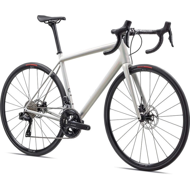 Aethos Comp Shimano 105 Specialized 2023 Gloss Red Ghost Pearl Over Dune White/Dune White