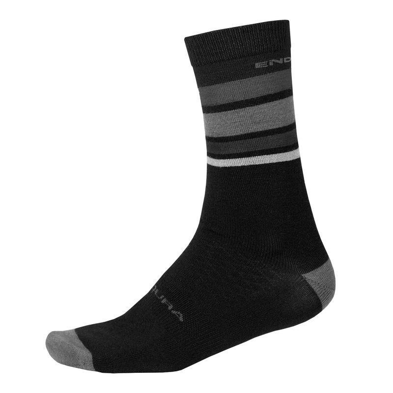 BaaBaa Merino Calcetines Endura Negro Mate