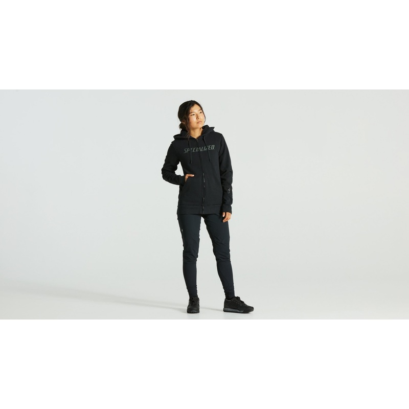 Legacy Wordmark Hoody with Zip Specialized Woman Black