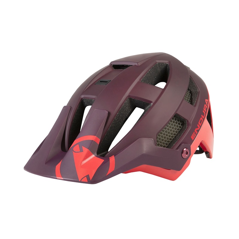 SingleTrack MIPS Casco Endura Hombre Pomegranate