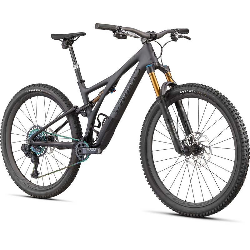 Stumpjumper S-Works Mtb Specialized 2022 Satin Brushed Black Liquid Metal/Gloss Black/Black Logos