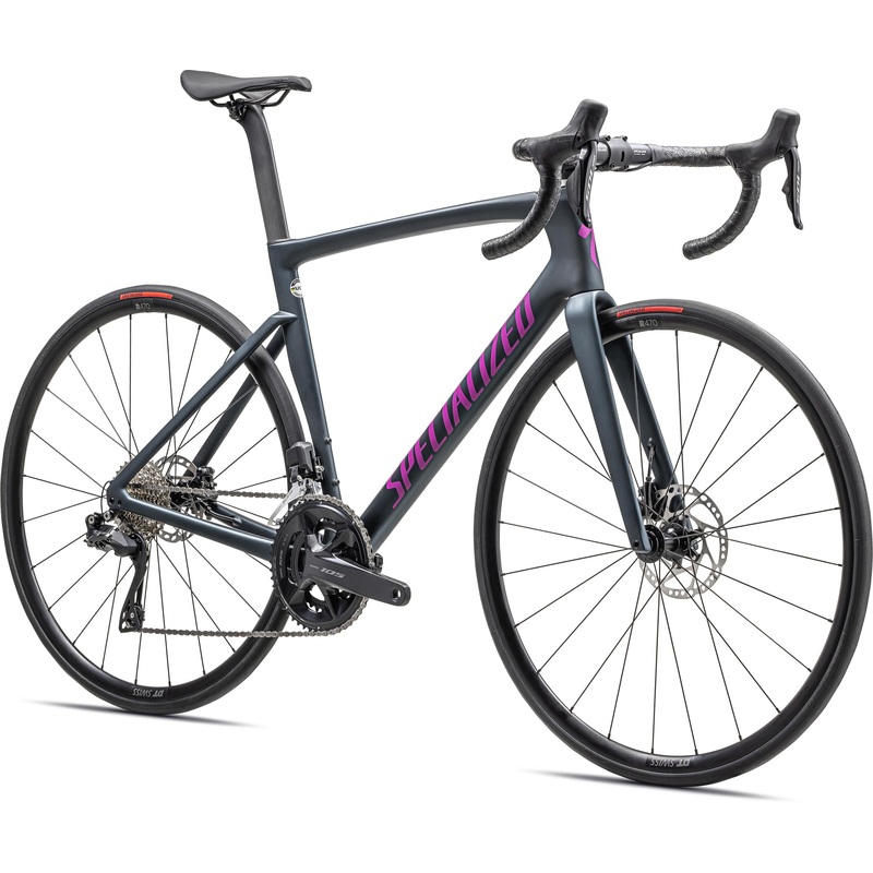 Tarmac SL7 Comp Shimano 105 Di2 Specialized 2023 Satin Metallic Deep Lake/Purple Orchid