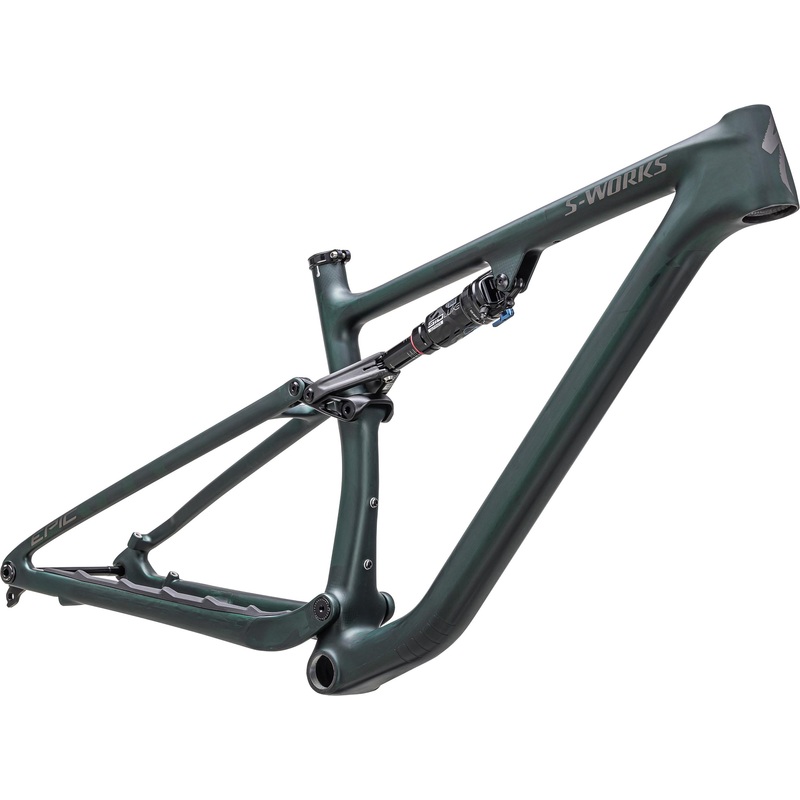 Epic Evo S-Works Specialized Frameset 2023 Satin Green/Black Chrome/Chrome