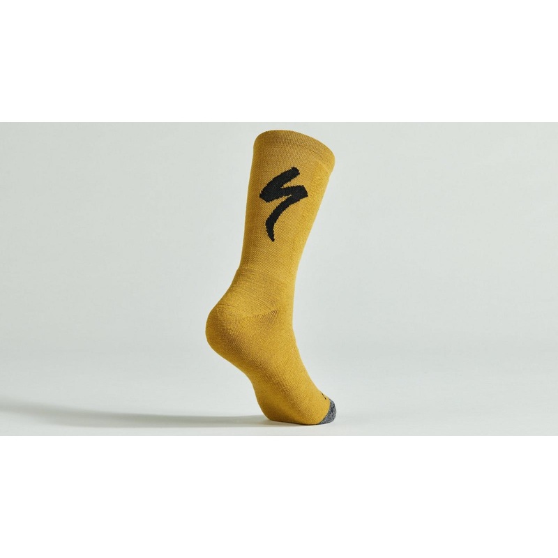 Merino Deep Winter Tall Logo Calcetines Specialized Harvest Gold