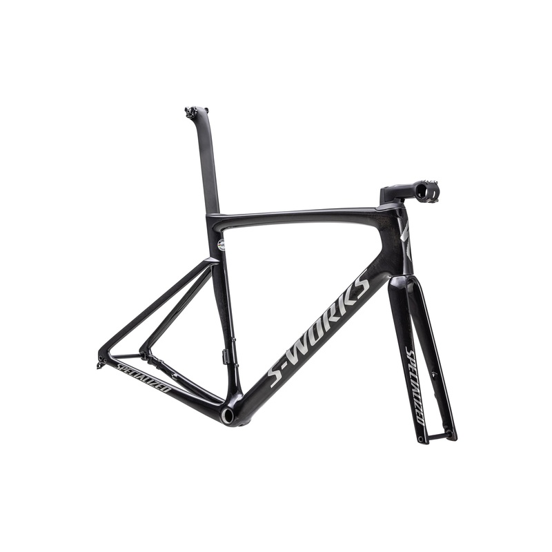 Tarmac SL7 S-Works Specialized Frameset 2023 Gloss Black Pearl Granite Over Carbon/Chrome