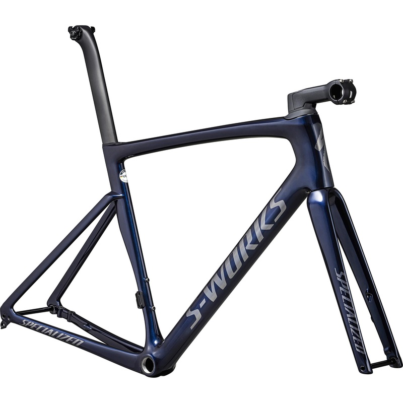 Tarmac SL7 S-Works Specialized Frameset 2023 Gloss Metallic Deep Marine/Satin Black Chrome