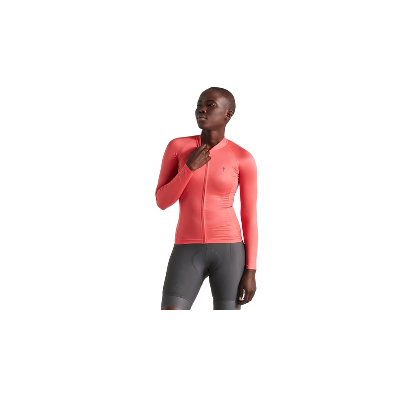 SL Air Solid Maillot Manga Larga Specialized Mujer Vivid Coral