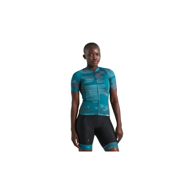 SL Blur Maillot Manga Corta Specialized Mujer Tropical Teal
