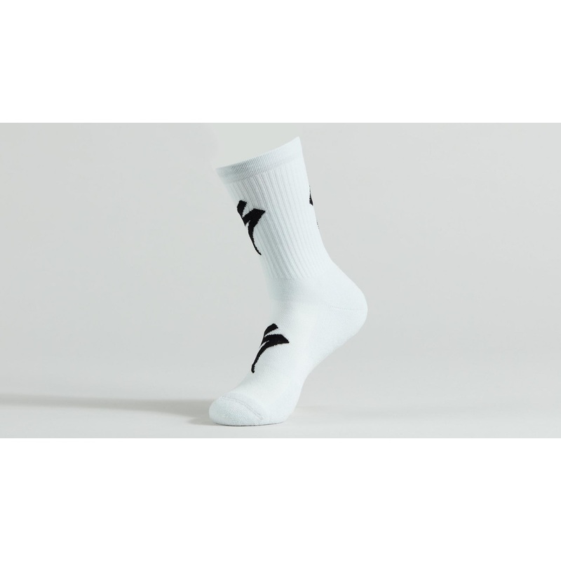 Techno Mtb Calcetines Altos Logo Specialized Dove Gris