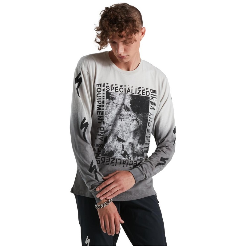Driven T-Shirt Long Sleeve Specialized Dove Gray Spray