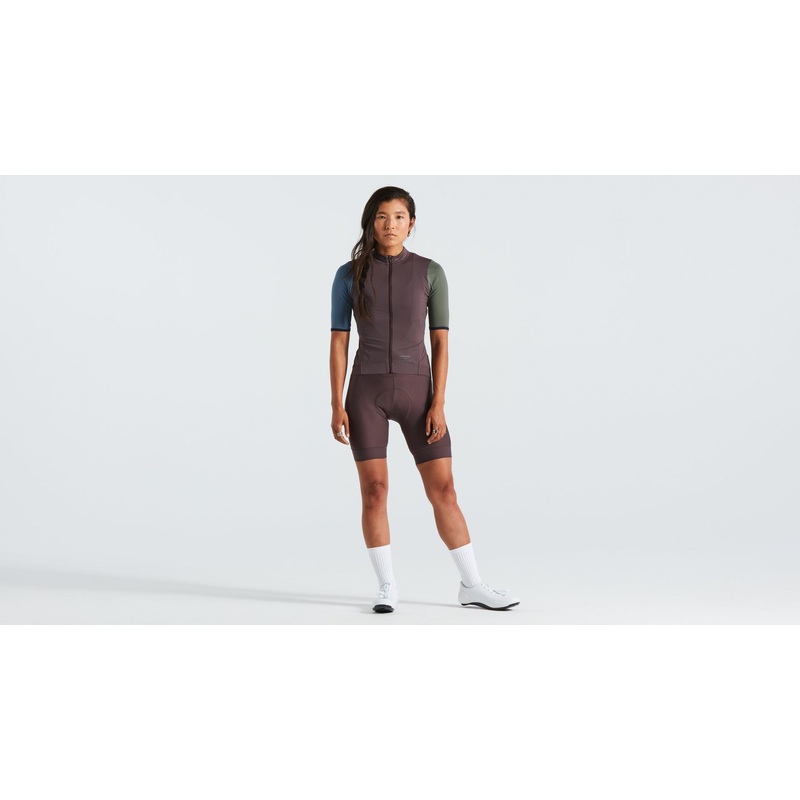 Prime Maillot Manga Corta Specialized Mujer Cast Umber