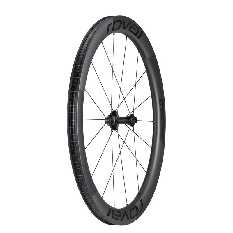Roval Rapide CLX II Front Road Wheel Satin Carbon/Gloss Black