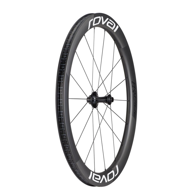 Roval Rapide CLX II Front Road Wheel Satin Carbon/Gloss White