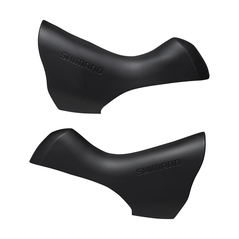 Rubber Lever Cover Bracket Shimano ST-6800 Black Pair