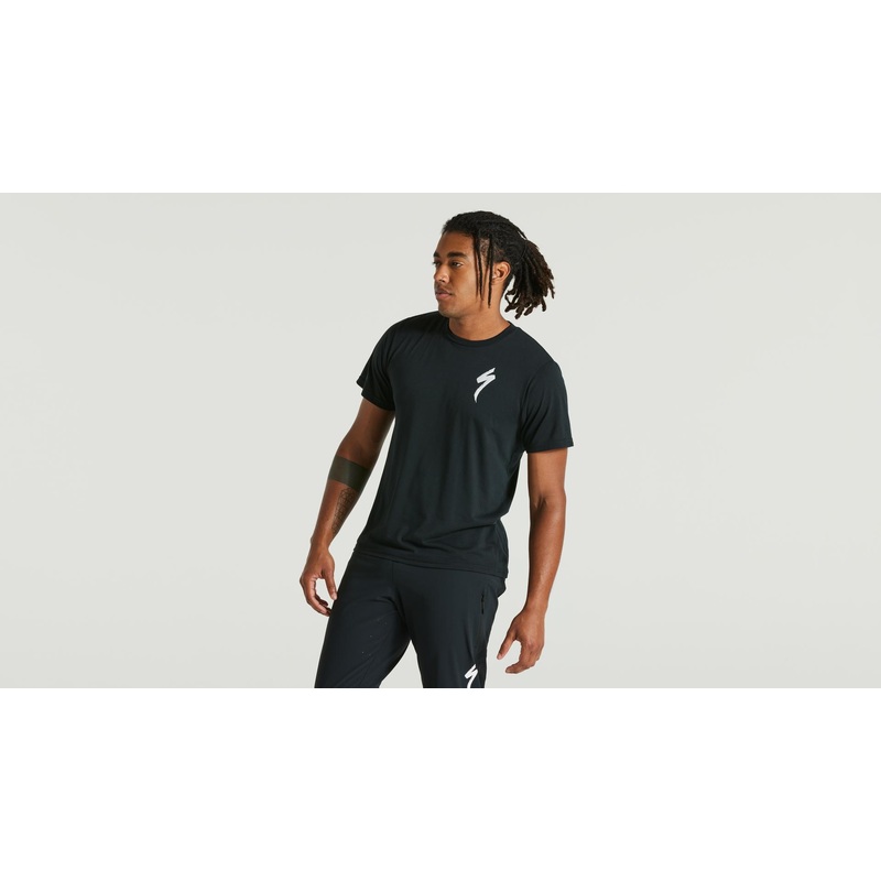 S-Logo Short Sleeve T-Shirt Specialized Man Black