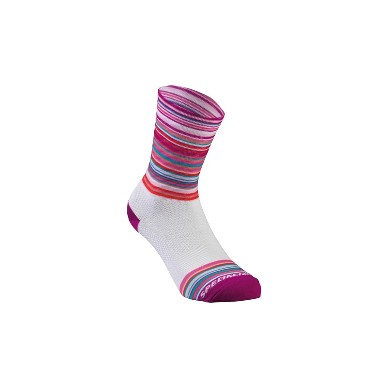 Full Stripe Calcetines Specialized Blanco/Pink