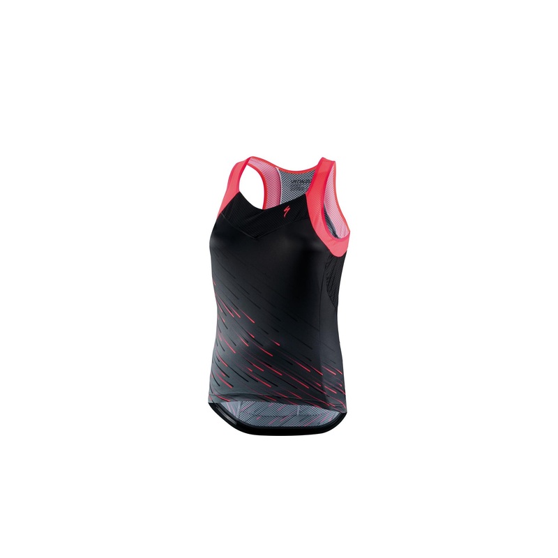 SL Maillot Asas Specialized Mujer Negro/Acid Pink