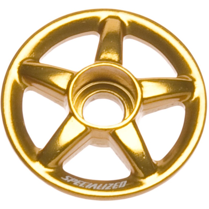 Anodized Wagon Wheel Top Cap Specialized Gold