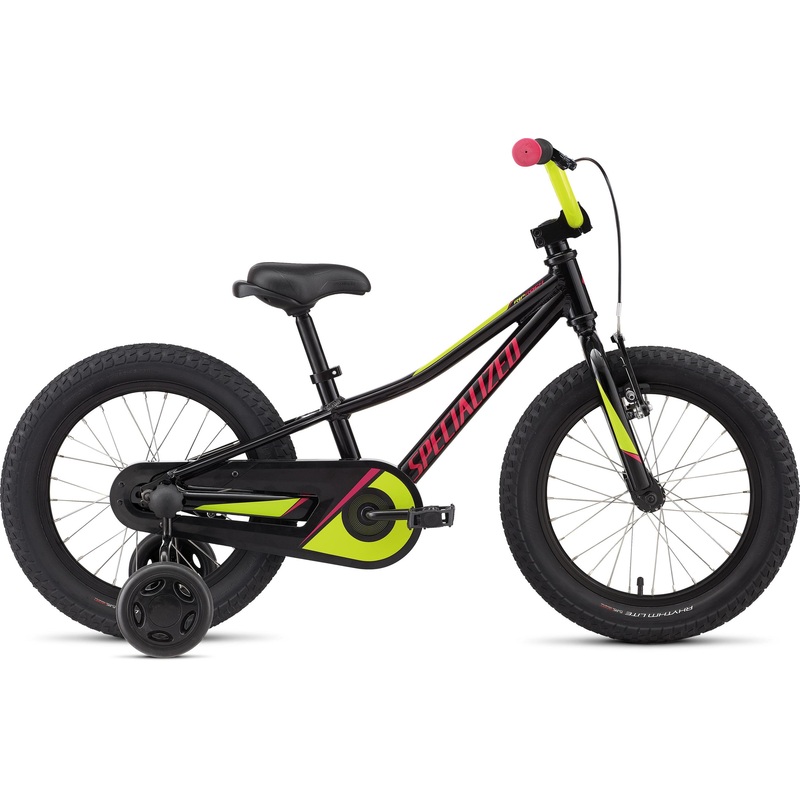 Riprock Coaster 16 Child Bike Specialized 2022 Black Gold Pearl/Pearl Hyper Green/Pink