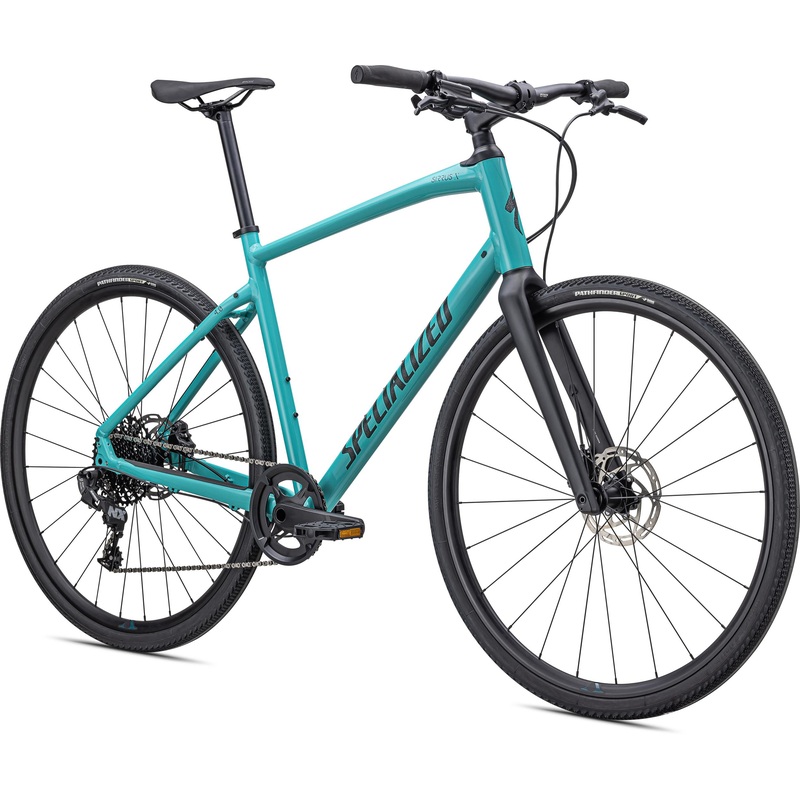 Sirrus X 4.0 Urban Bike Specialized 2022 Gloss Lagoon Blue/Tropical Teal/Satin Black Reflective