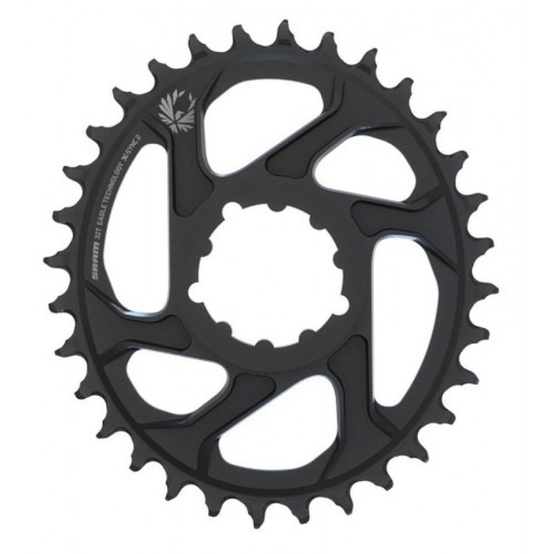 Chainring Sram Eagle Oval X-Sync DM 6mm Offset Black