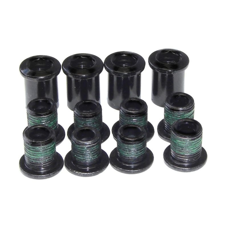 Screws Chainring Sram 4 Arms Doble RG Long Steel Steel Black