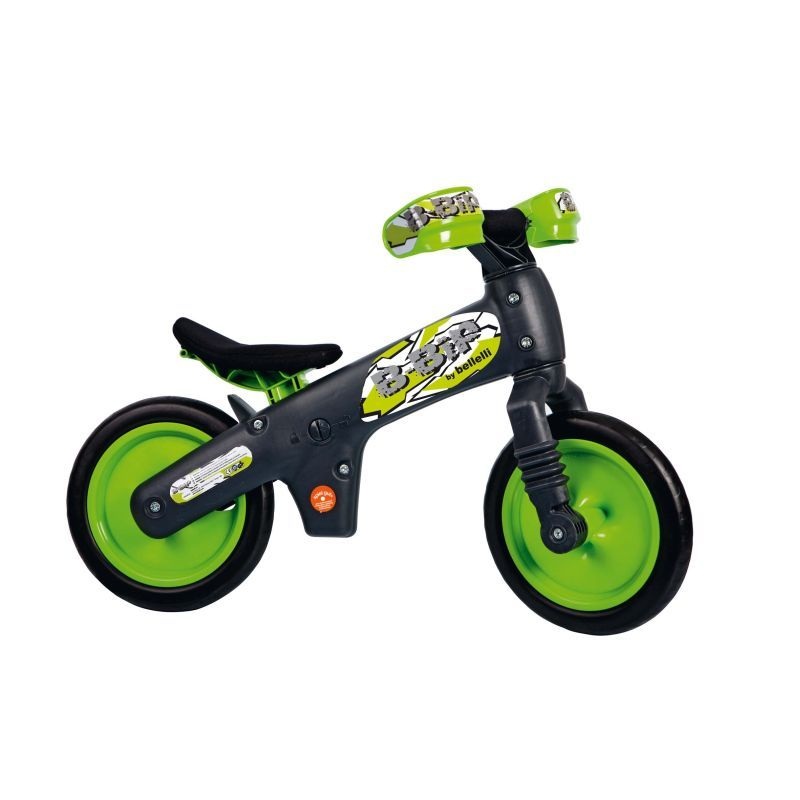 B-Bip Bicycle Without Pedals Bellelli 2-5 Years Max 30kg Grey