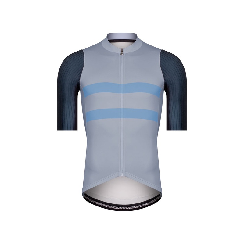 Garai Short Sleeve Jersey Etxeondo Man Grey/Blue