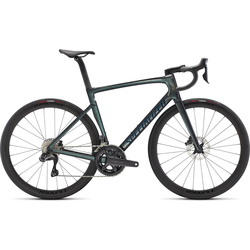 Tarmac SL7 Expert Road Bike Specialized 2022 Gloss Carbon/Oil Tint/Forest Green