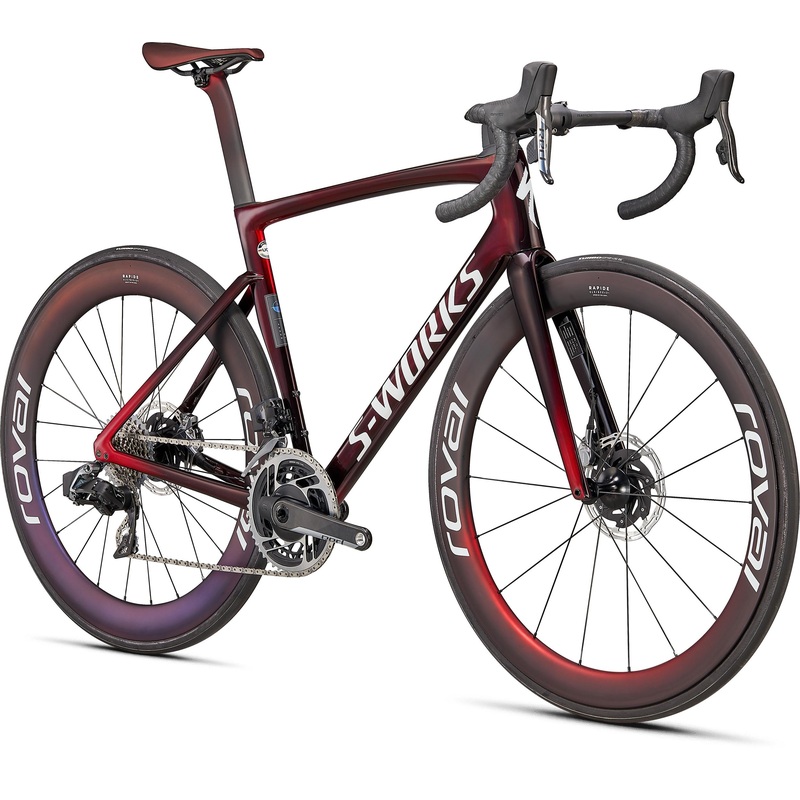 Tarmac SL7 S-Works Speed Of Light Road Bike Specialized 2022 Red Tint-Chamaleon-White