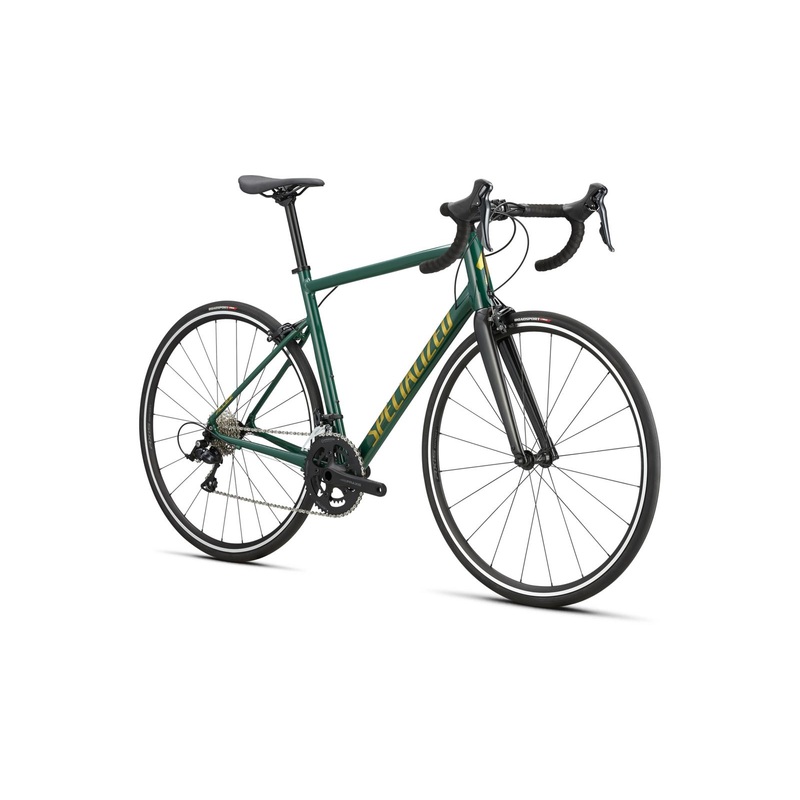 Allez E5 Sport Specialized 2022 Pine Green-Metallic Gold-Carbon