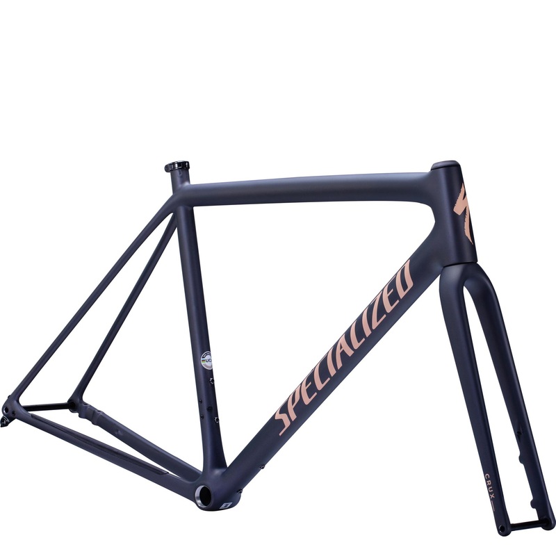 Crux 10R Cyclocross Frameset Specialized 2022 Satin Dusty Blue/Ice Papaya