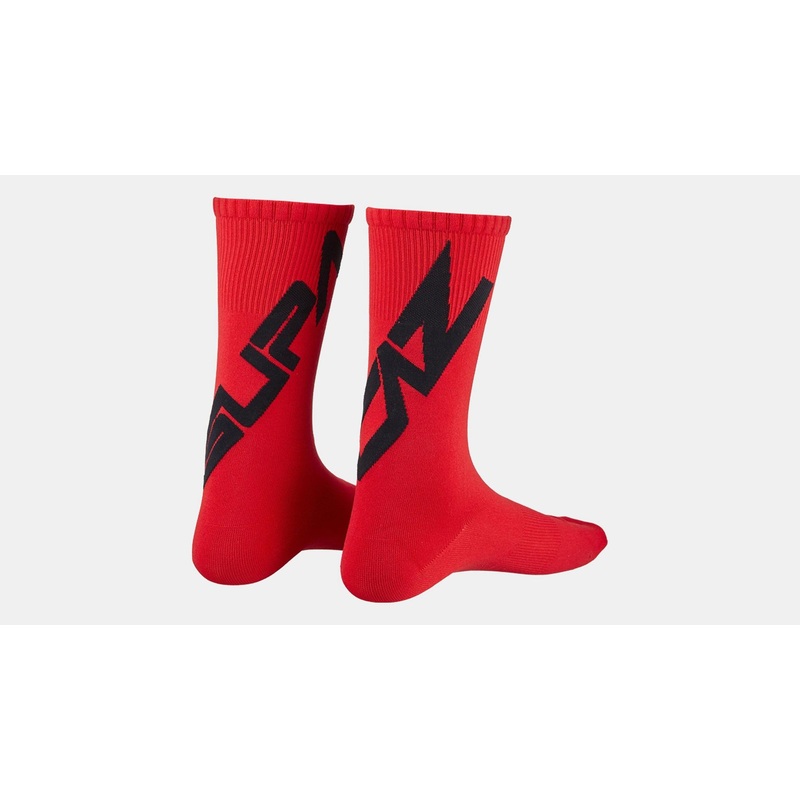 Tagged Supacaz Sock Specialized Black-Red