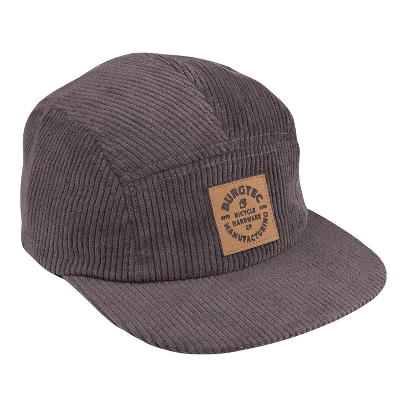 Burgtec Bandit Corduroy Five Panel Cap | Slate