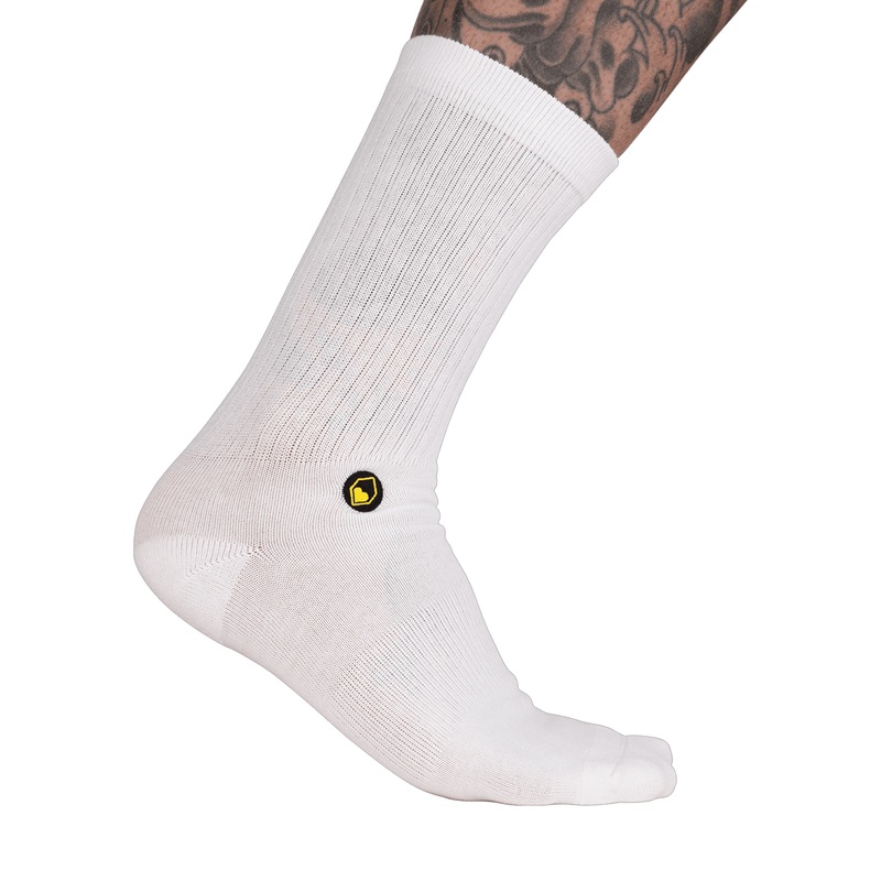 Burgtec Everyday Crew Socks | White