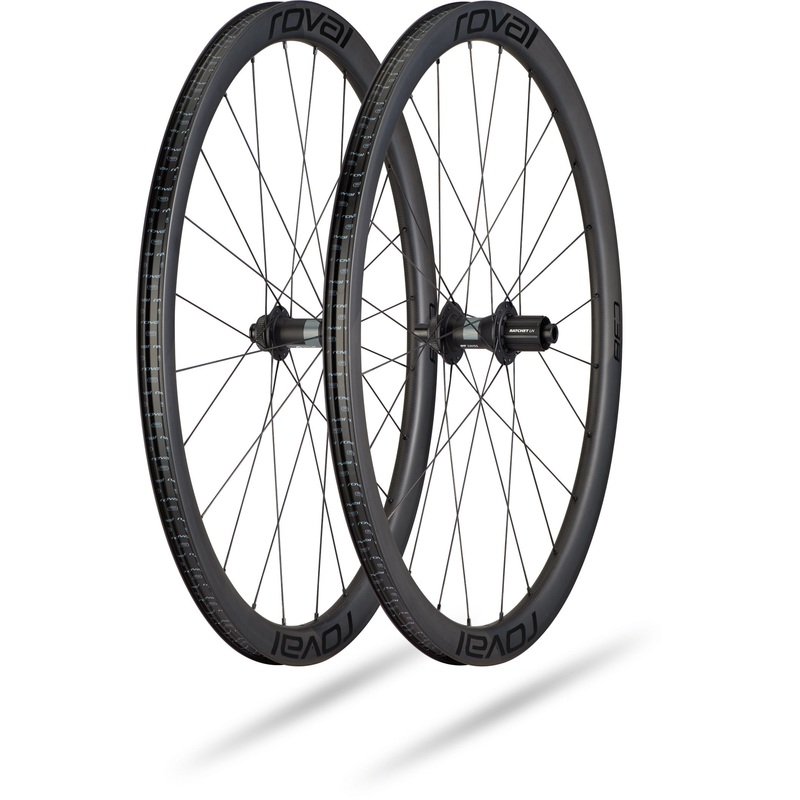 Roval C38 Disc Brake Clincher Wheelset Satin Carbon/Black