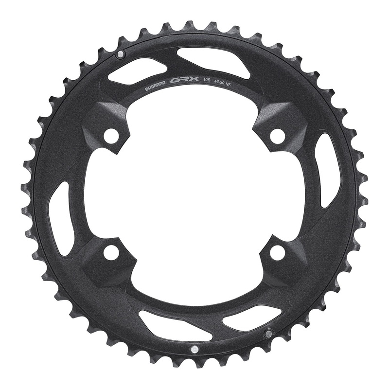 Shimano FC-RX600 GRX 10 Speed Double Outer Chainring 46T-NF for 46-30T