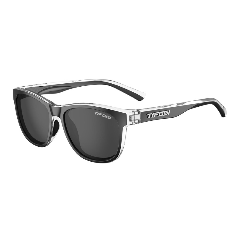 Tifosi Swank Single Lens Sunglasses | Onyx Clear/Smoke