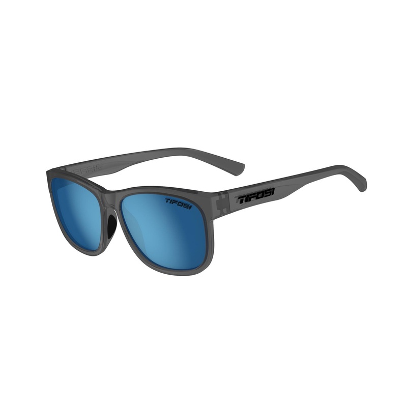 Tifosi Swank XL Sunglasses | Satin Vapor/Blue Polarized