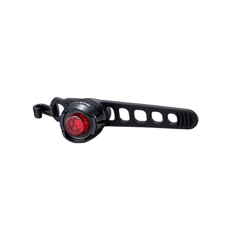 Cateye Orb Rear Light Polished Black