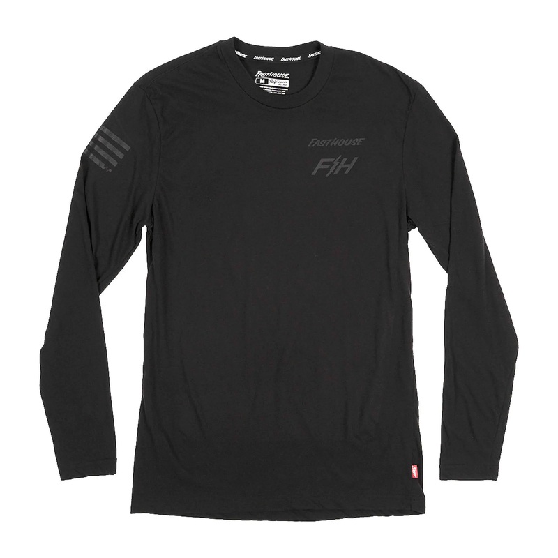 Fasthouse Blend Long Sleeve Tech Tee | Black