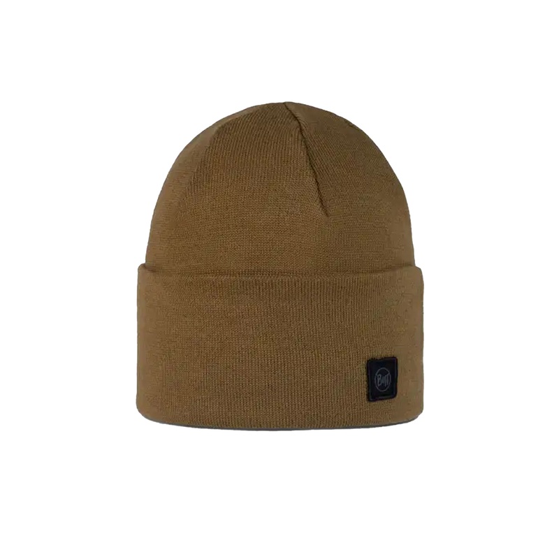 Buff Niels Evo Knitted Beanie | Brindle Brown